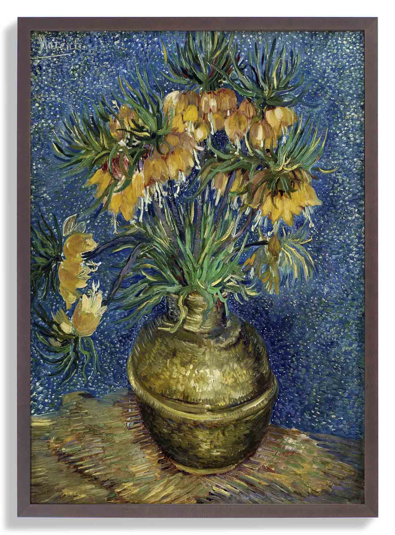 Imperial Fritillaries in a Copper Vase by Van Gogh - Image 7