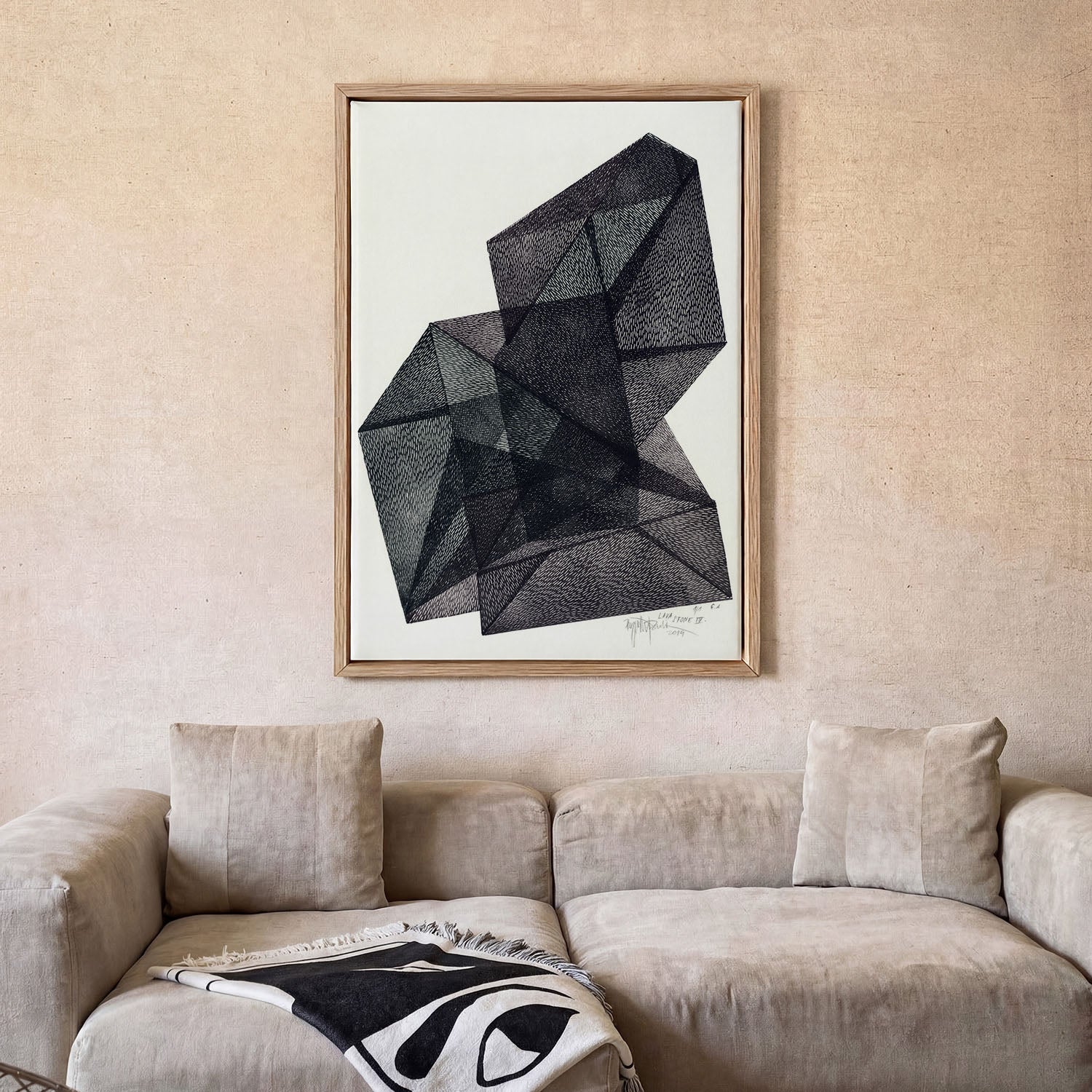 Interlocking Geometric Forms by Paulina - Image 2