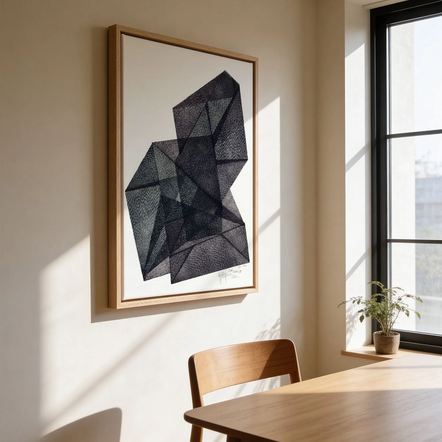 Interlocking Geometric Forms by Paulina - Image 3
