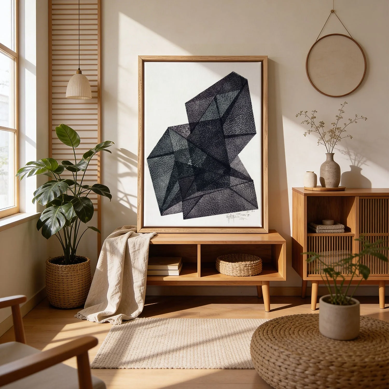Interlocking Geometric Forms by Paulina - Image 4