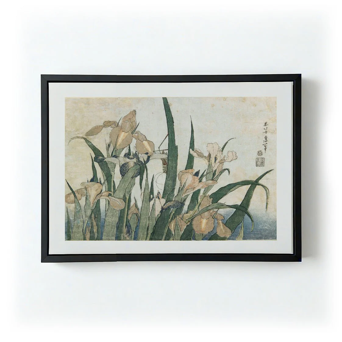 Irises and Grasshopper by Katsushika Hokusai - Image 5