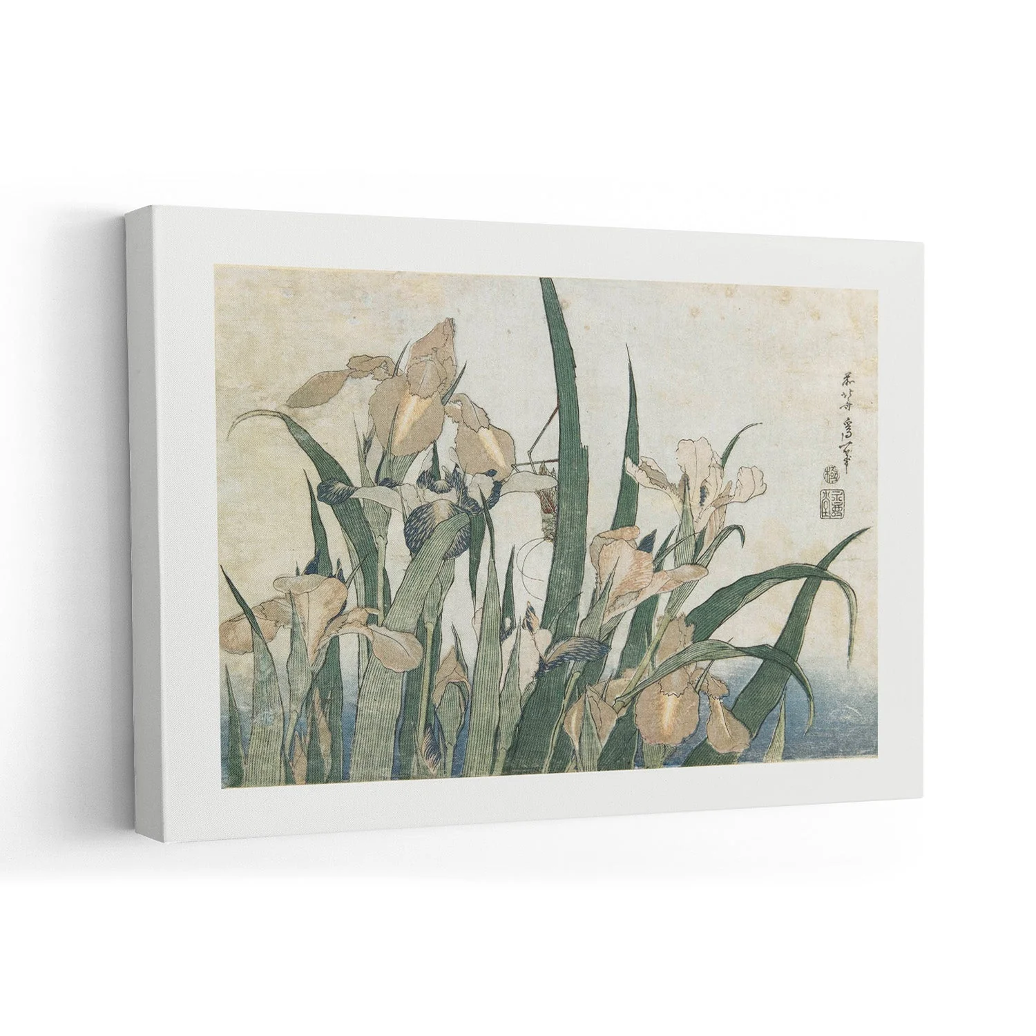 Irises and Grasshopper by Katsushika Hokusai - Image 7