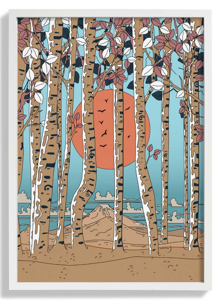 Japanese Birch Trees by Nicholas - Image 5