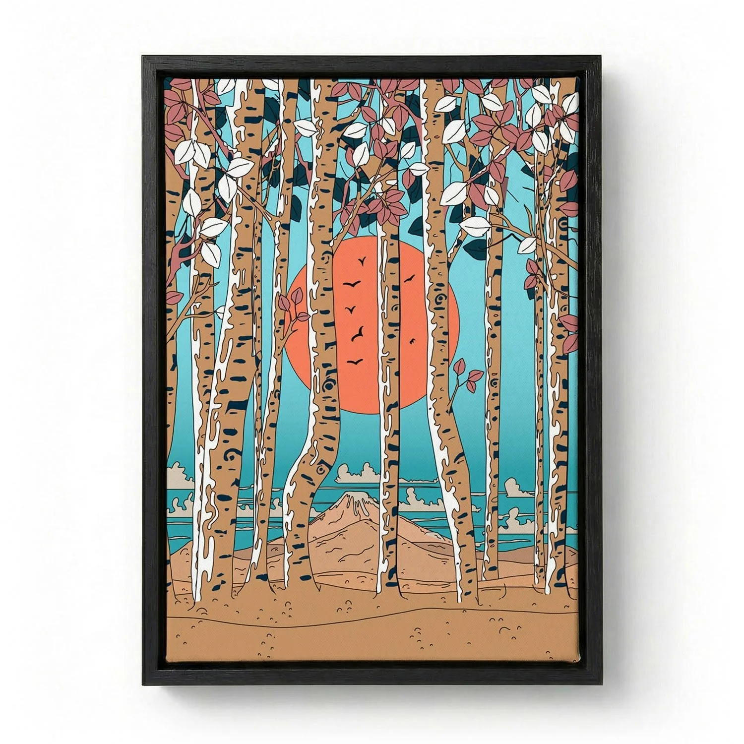 Japanese Birch Trees by Nicholas - Image 5