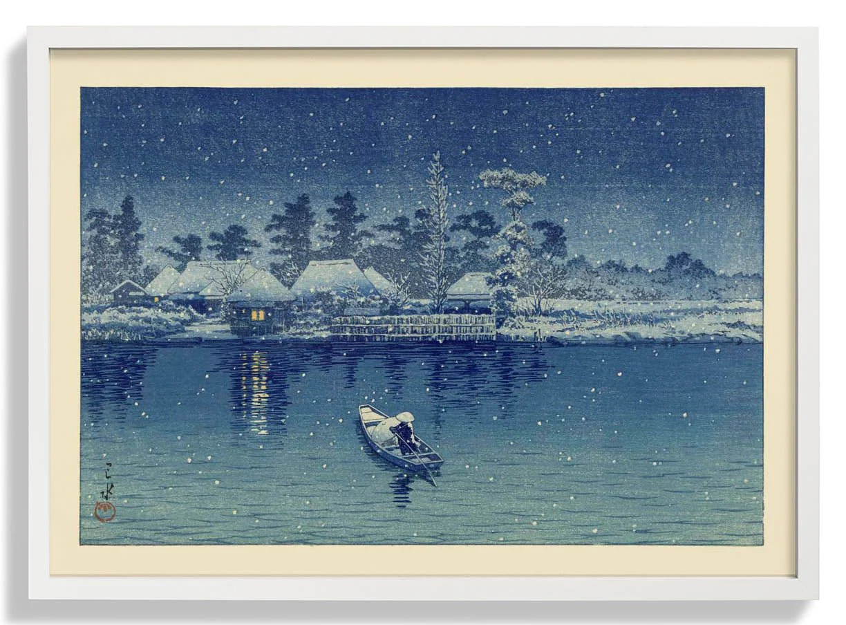 Japanese Fishermen by Hasui - Image 5