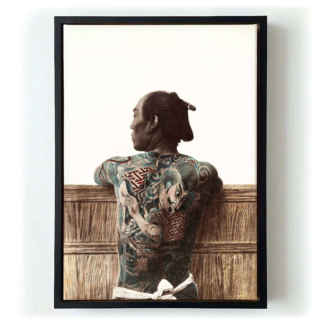 Japanese Man with Tattoo by Kimbei - Image 6