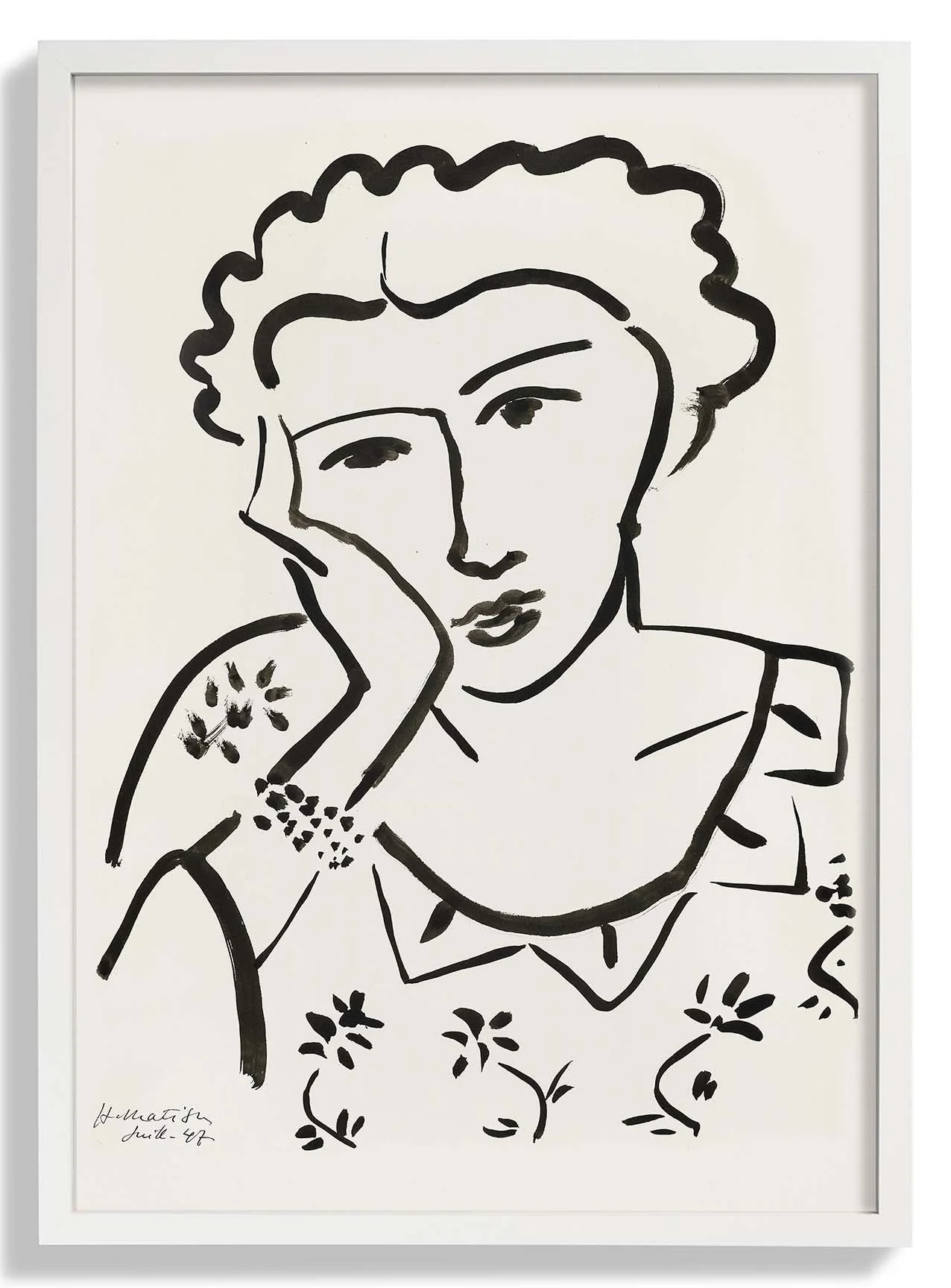 Jeune fille accoudée by Henri Matisse - Image 5