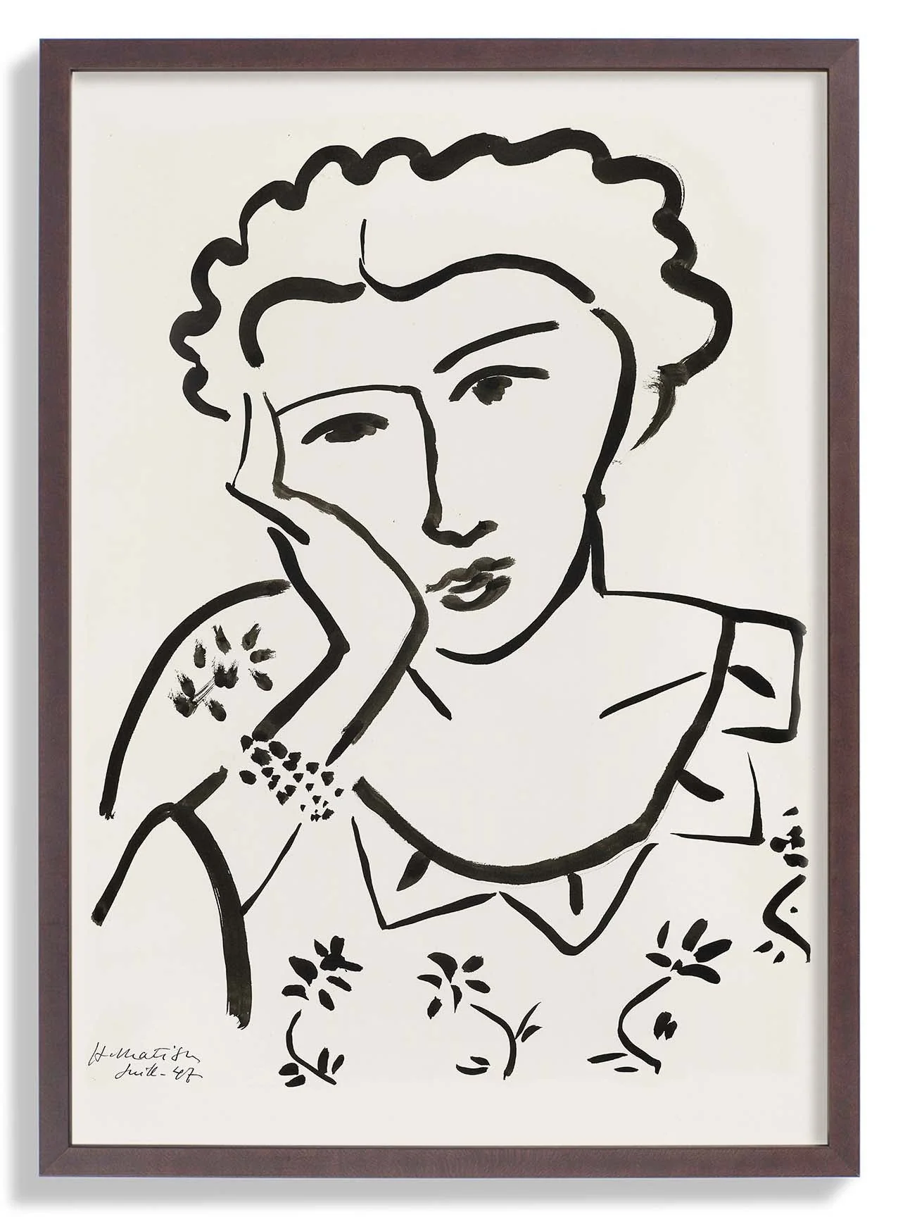 Jeune fille accoudée by Henri Matisse - Image 6