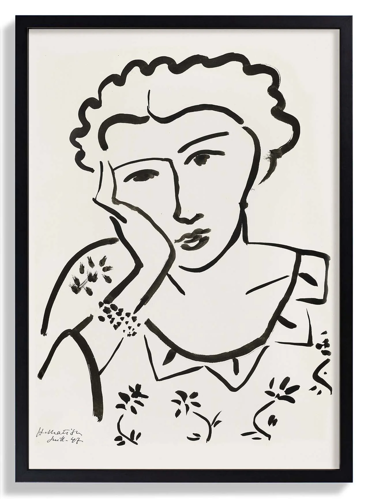 Jeune fille accoudée by Henri Matisse - Image 7