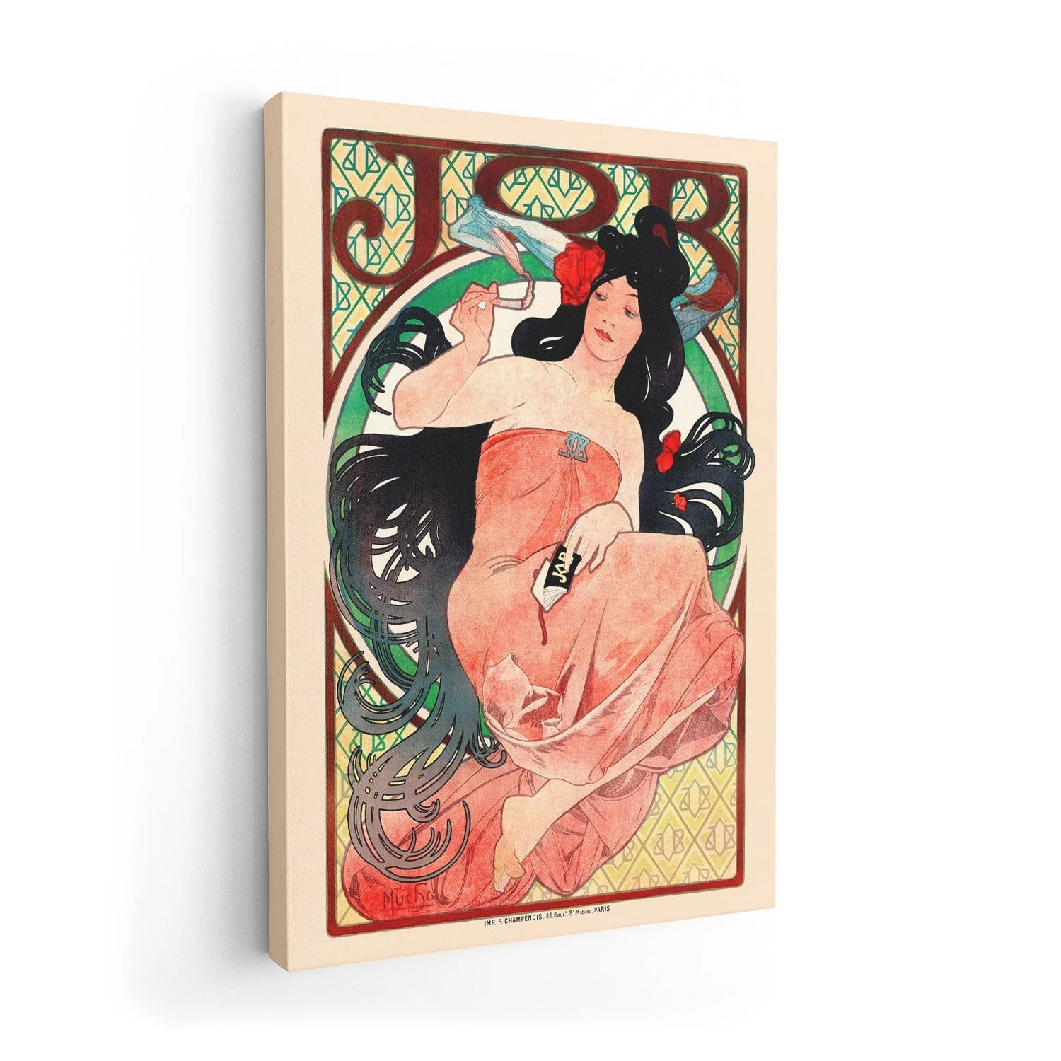 JOB Cigarette Ad by Alphonse Mucha - Image 7