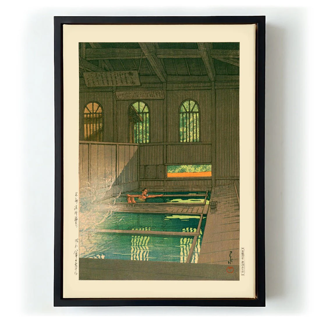 Joshu Hoshi Onsen by Hasui - Image 5