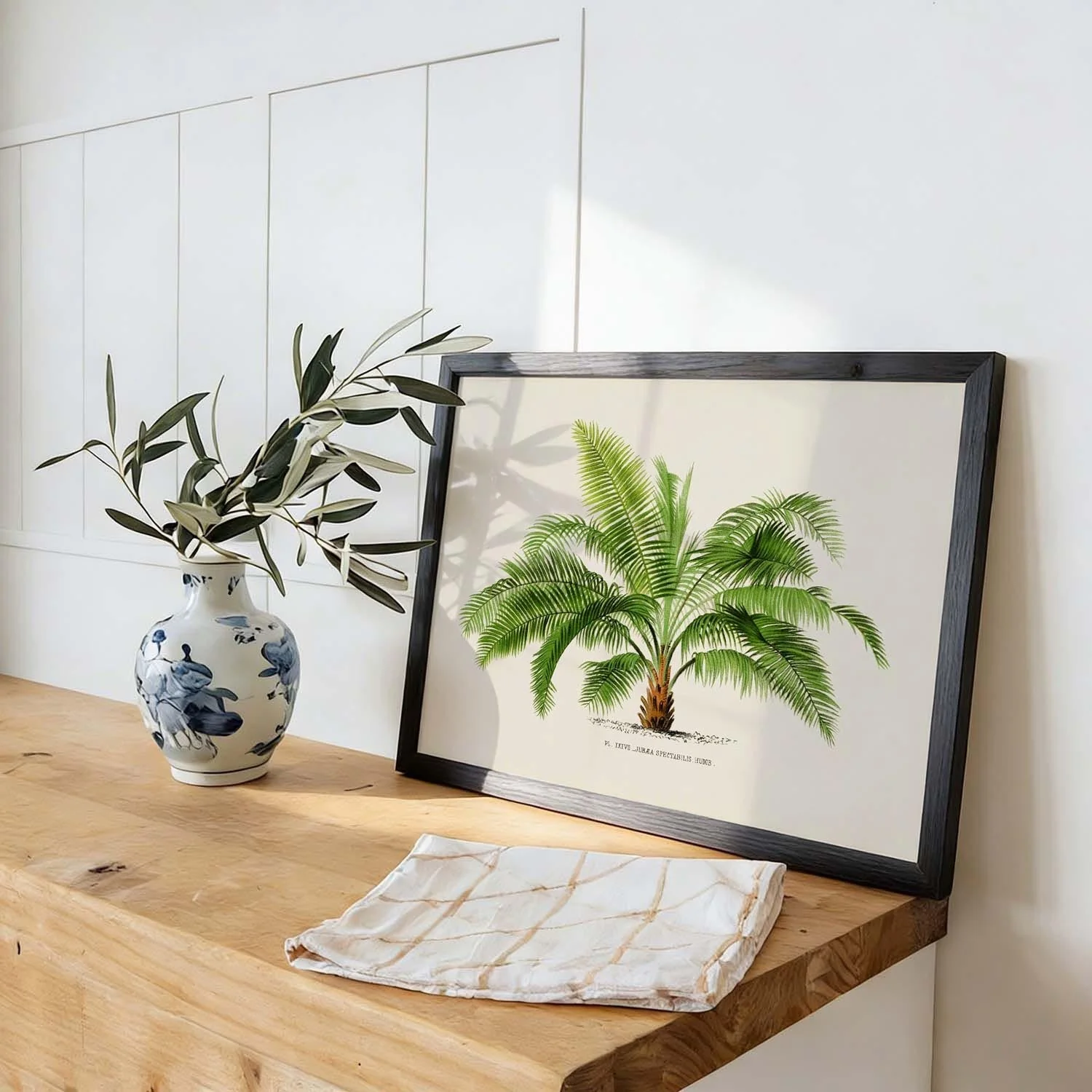 Jubaea Spectabilis Palm Tree Art Print - Image 2