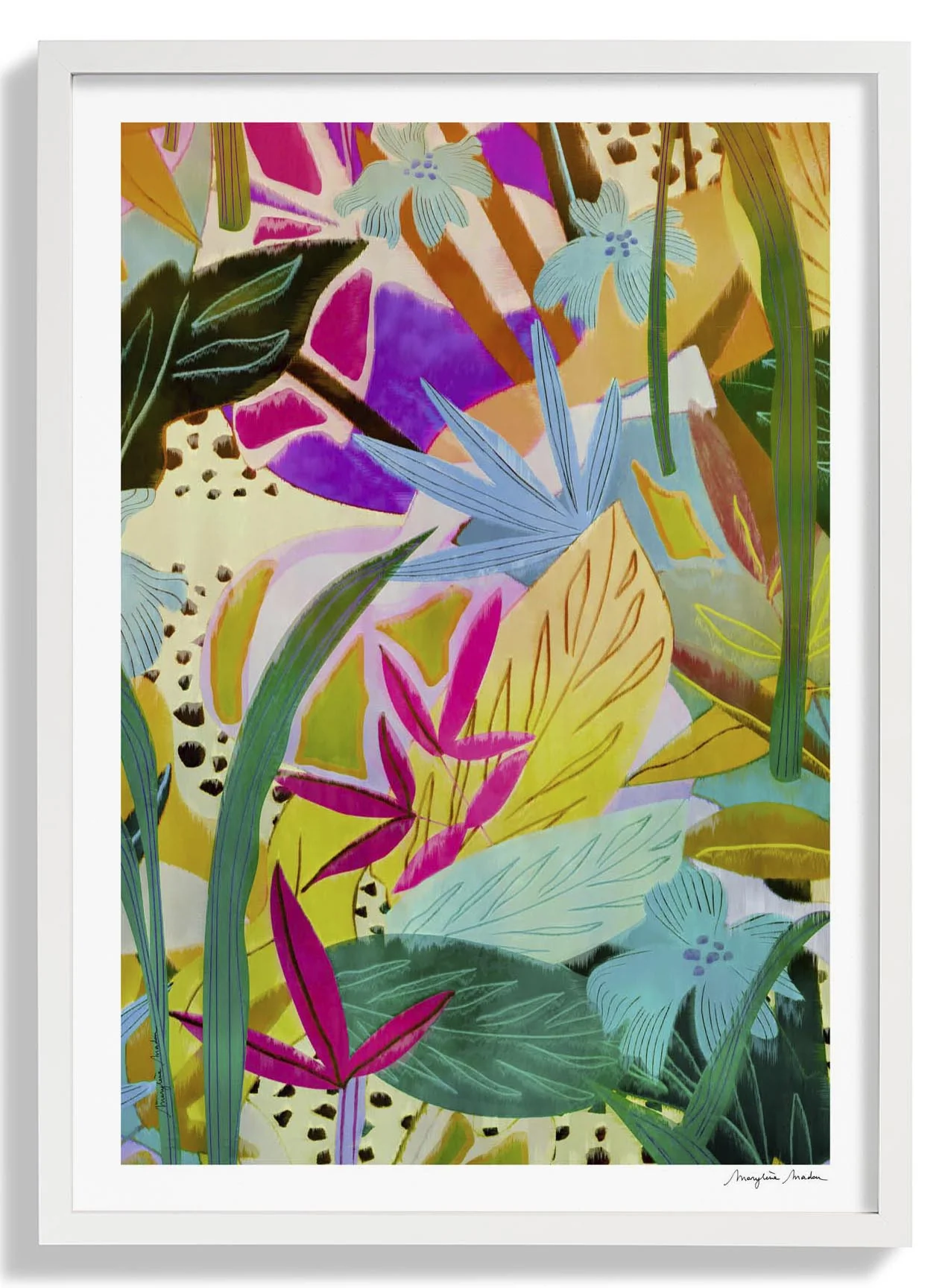 Jungle Collage Yellow by MARYLENE MADOU - Image 5