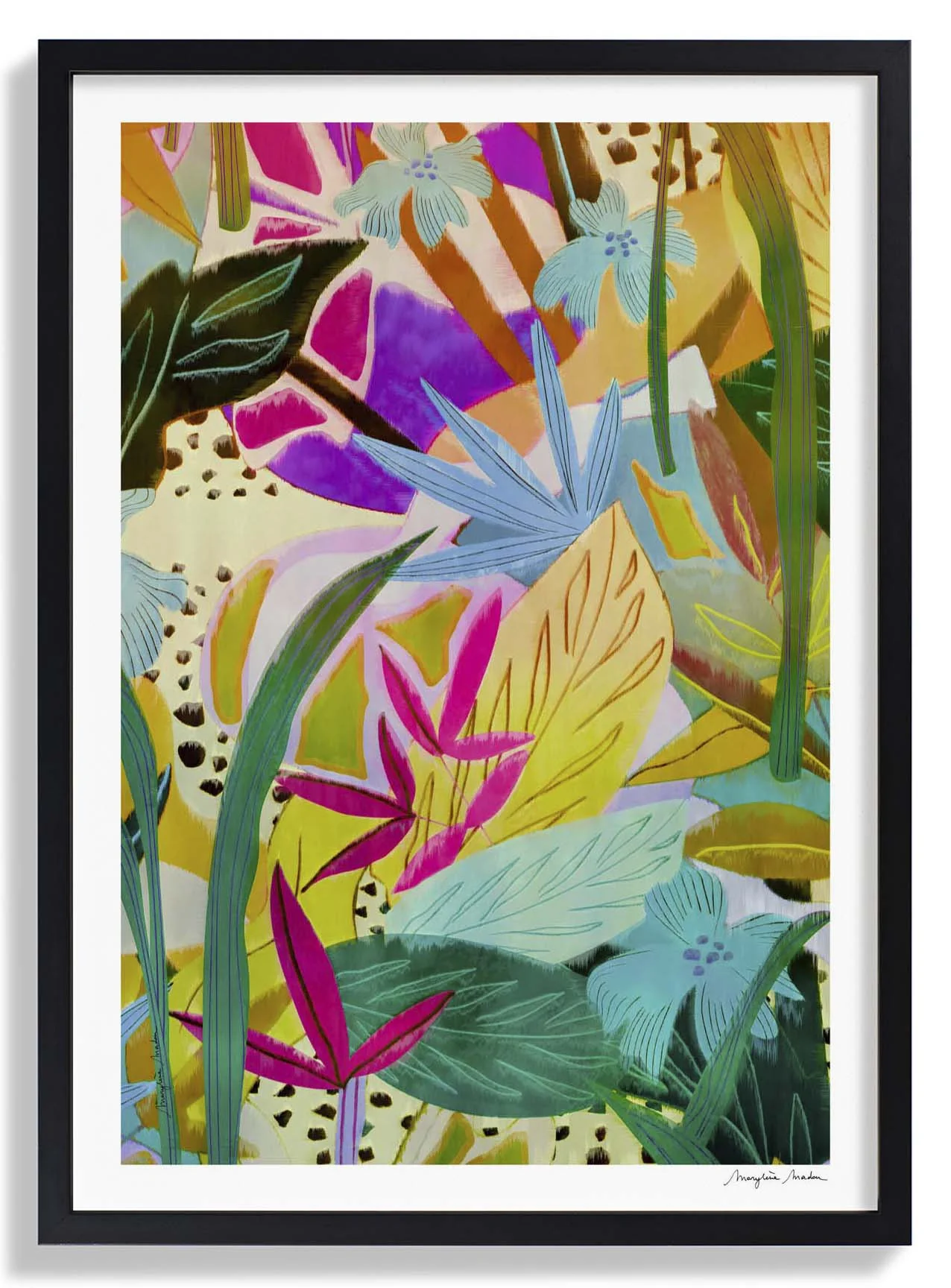 Jungle Collage Yellow by MARYLENE MADOU - Image 6