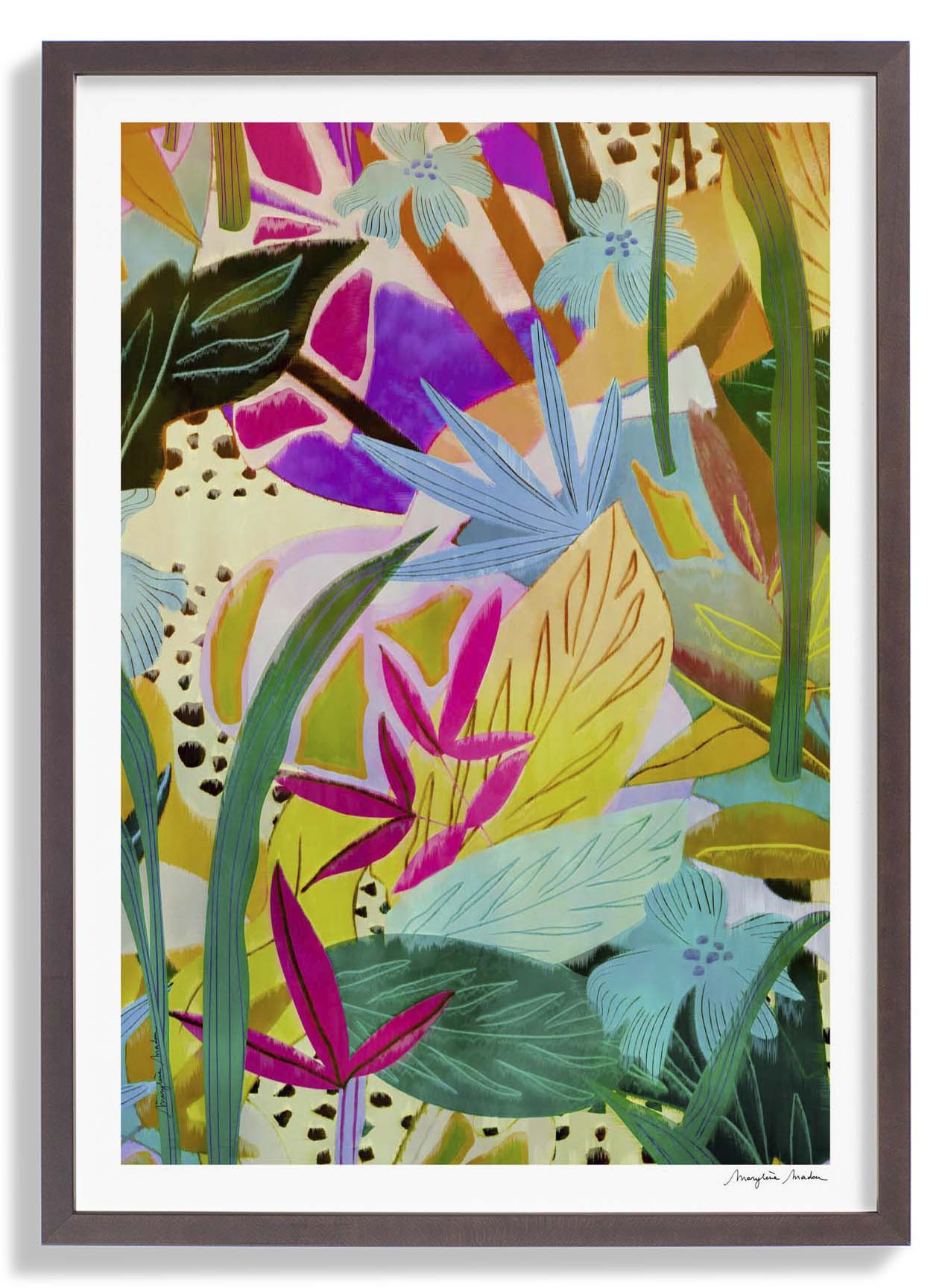 Jungle Collage Yellow by MARYLENE MADOU - Image 7