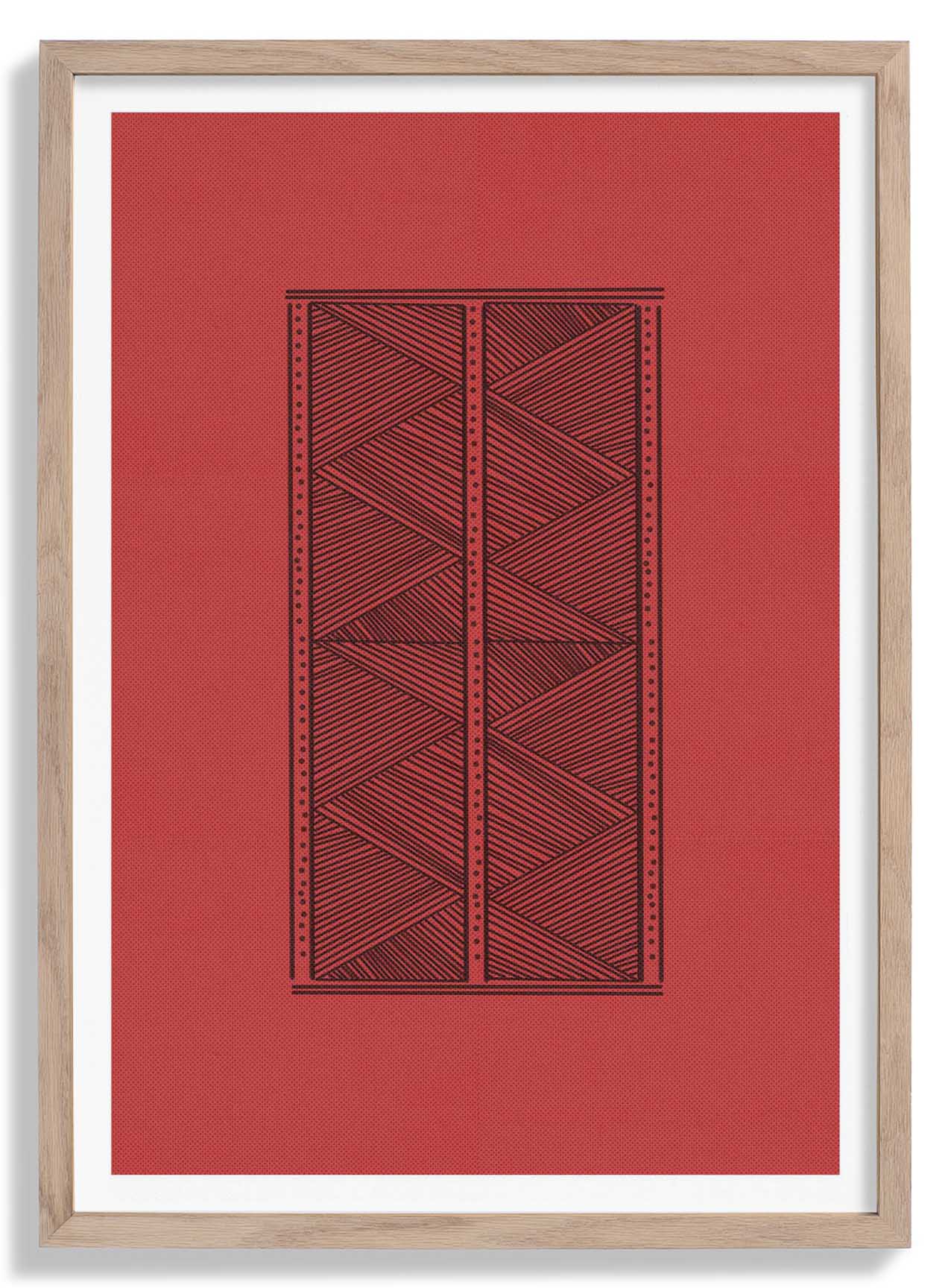 Kayapo Brazilian Indigenous Art Nr 12 by Cinthya Godoy