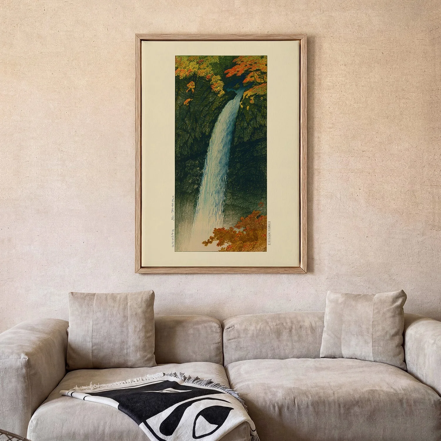 Keegon Waterfalls at Nikko by Hasui - Image 2