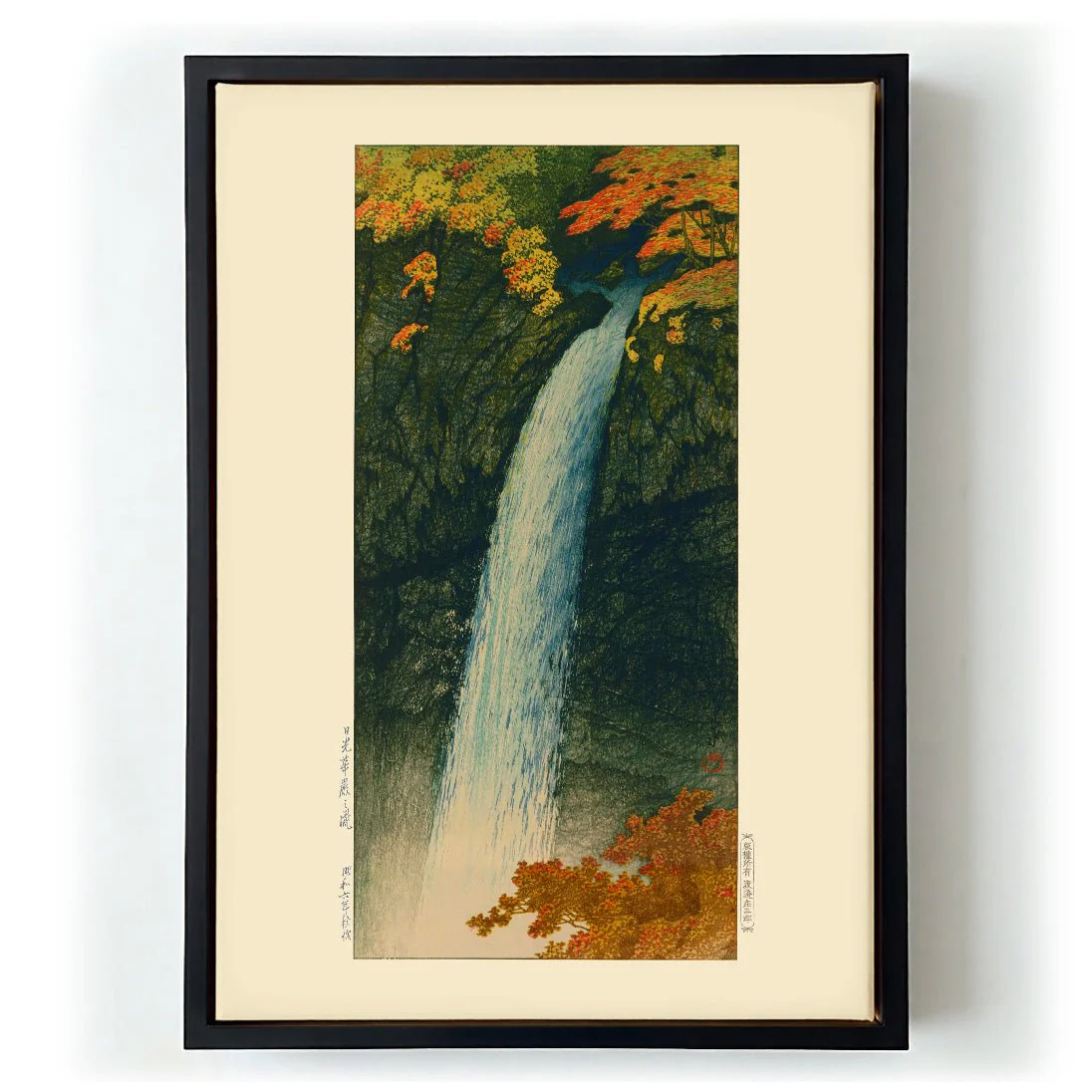 Keegon Waterfalls at Nikko by Hasui - Image 5