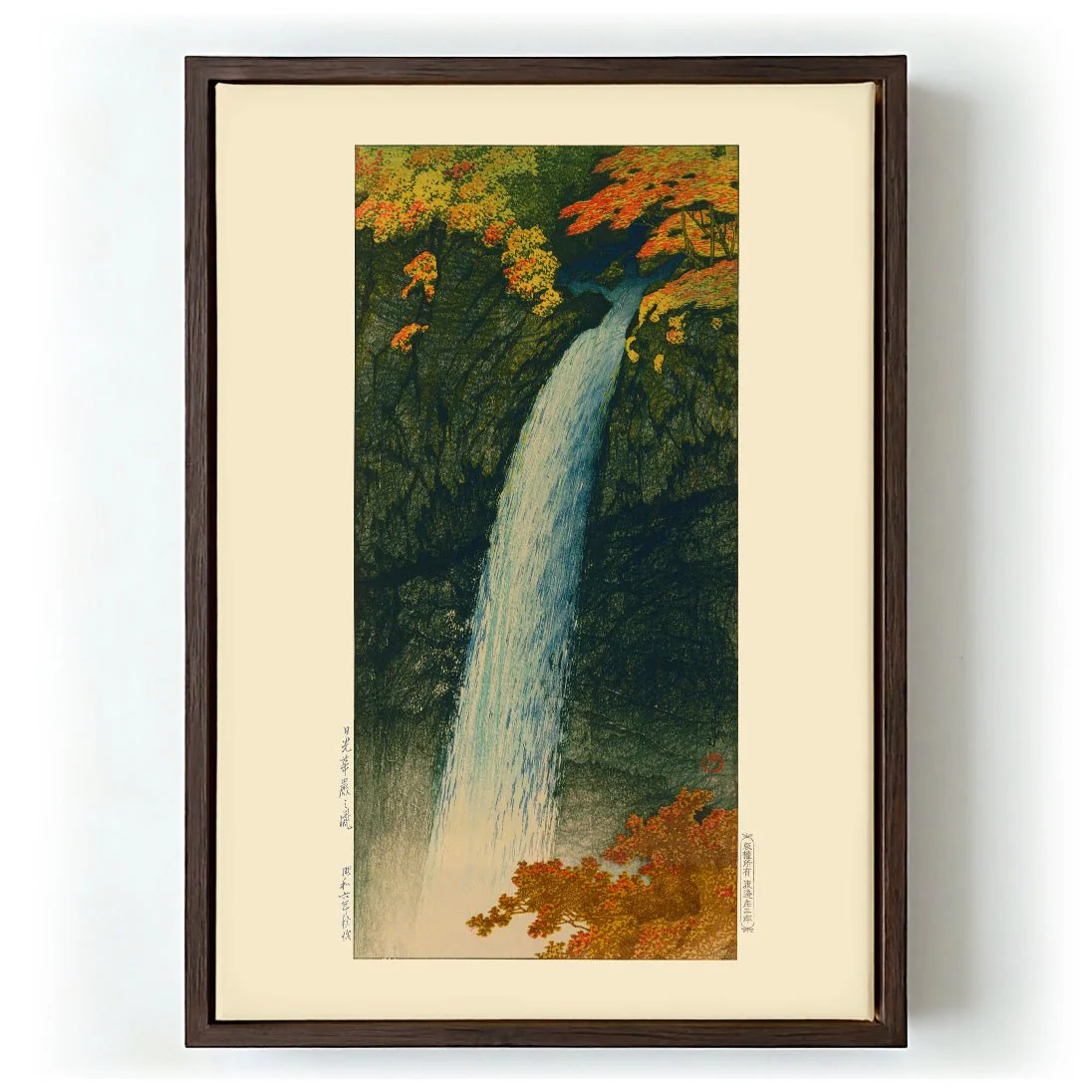Keegon Waterfalls at Nikko by Hasui - Image 6