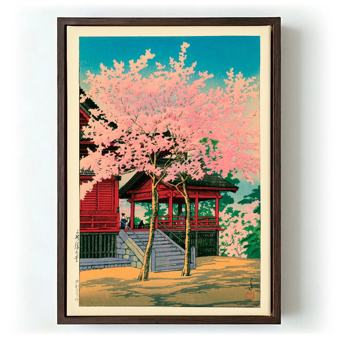 Kiyomizu Hall, Ueno by Hasui - Image 5