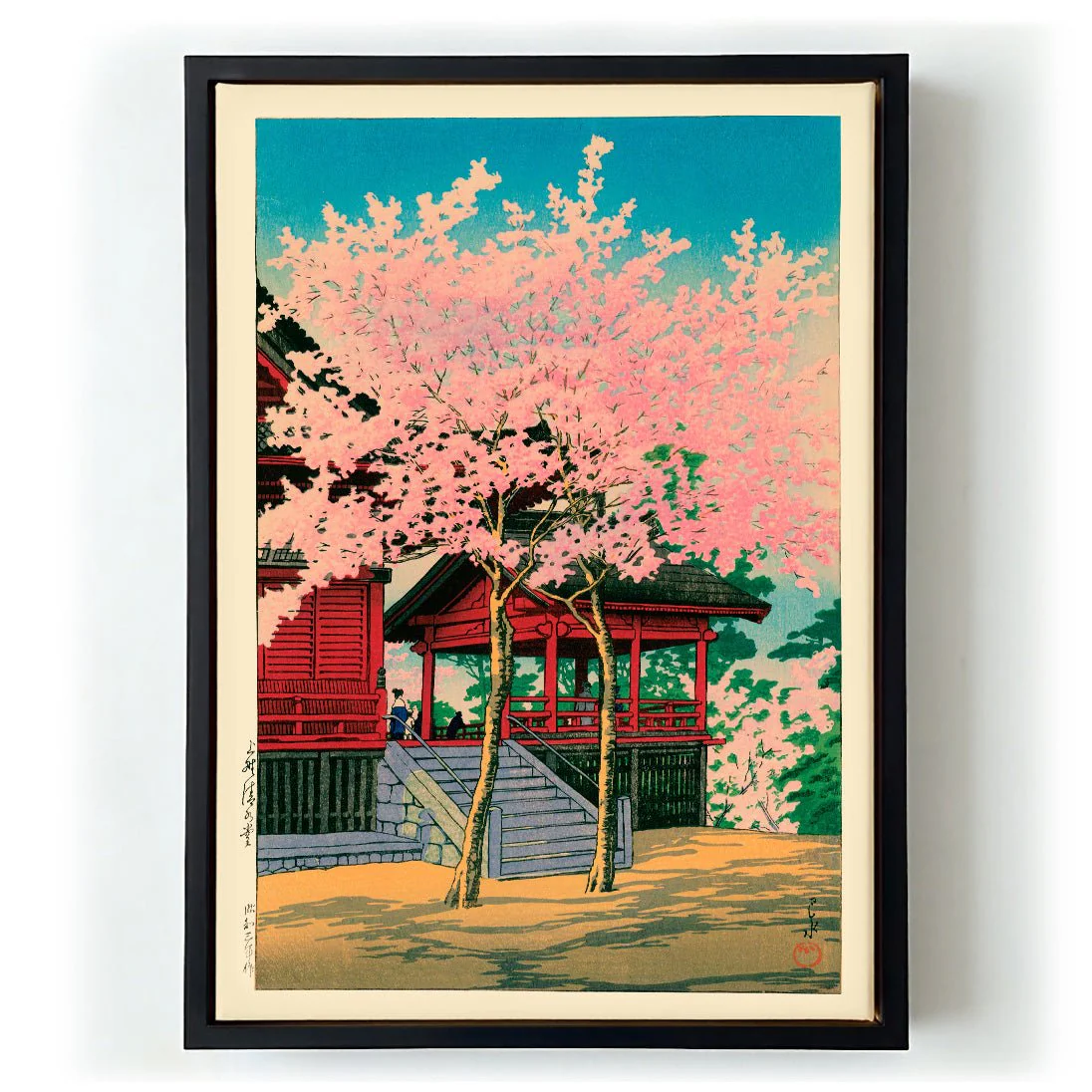 Kiyomizu Hall, Ueno by Hasui - Image 6