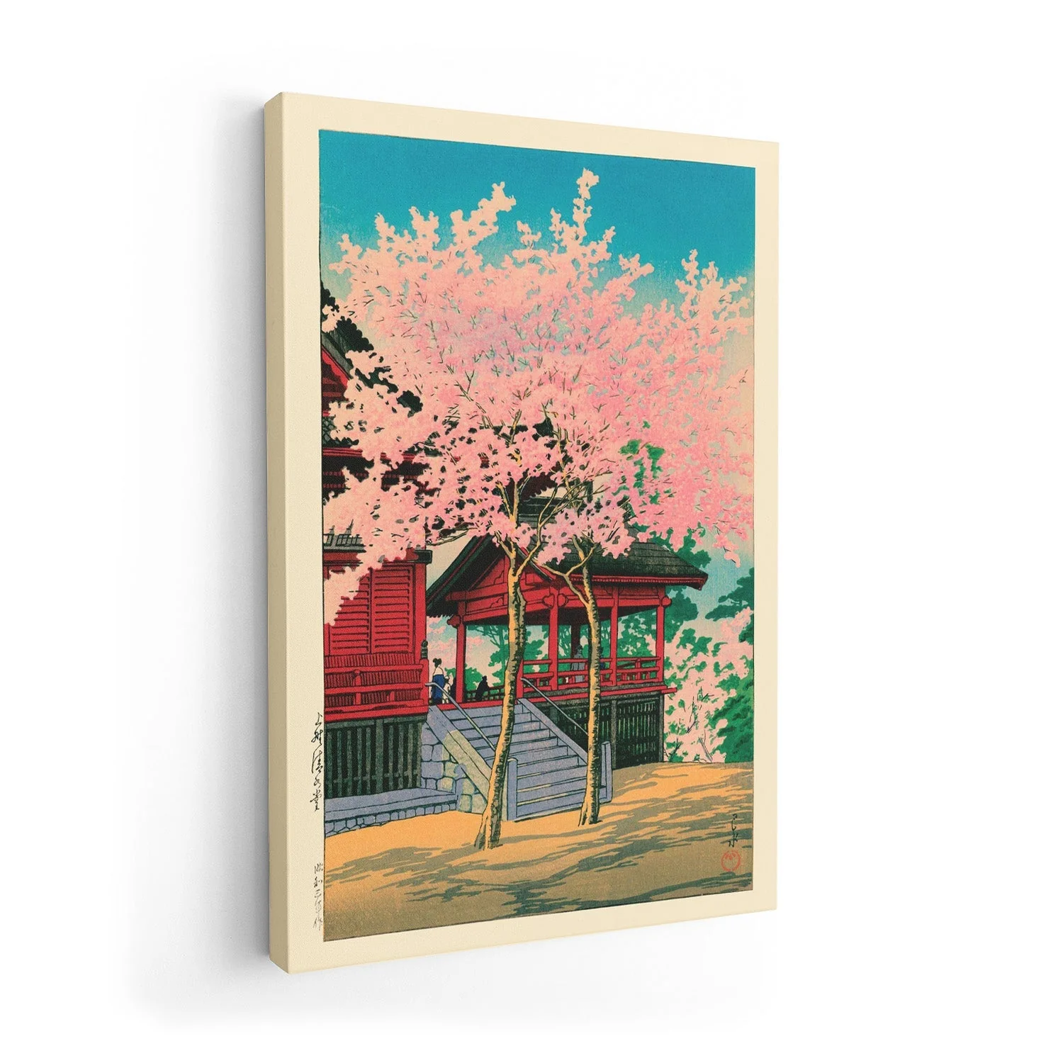Kiyomizu Hall, Ueno by Hasui - Image 7