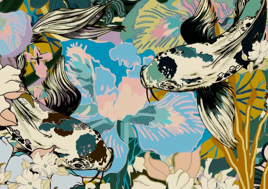 Large Koi Pond by MARYLENE MADOU - Image 8