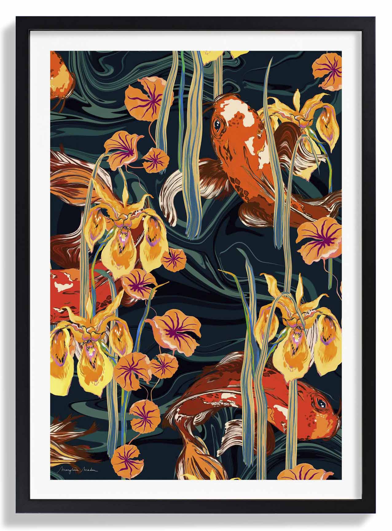 Koi Pond Warm by MARYLENE MADOU - Image 6