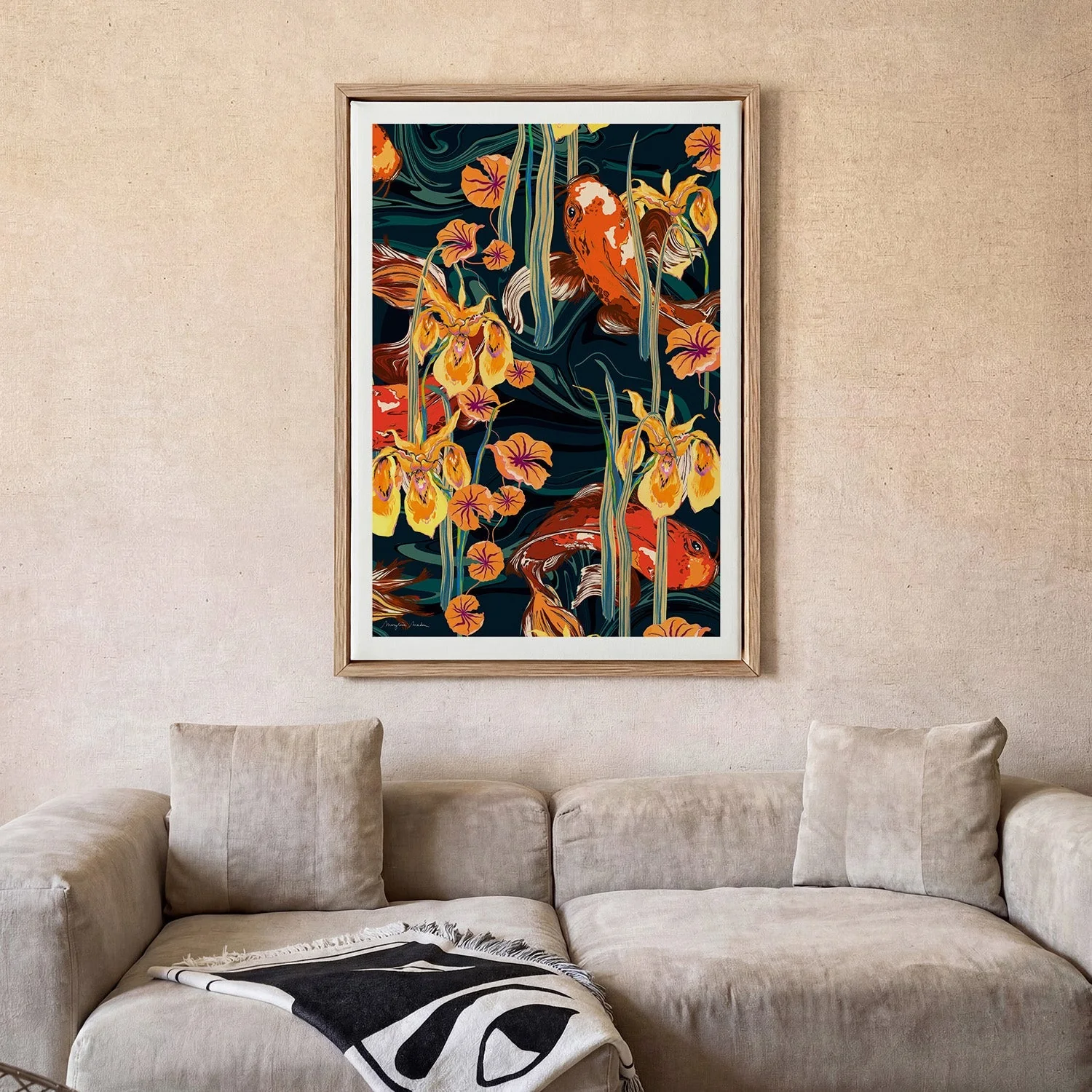 Koi Pond Warm by MARYLENE MADOU - Image 2