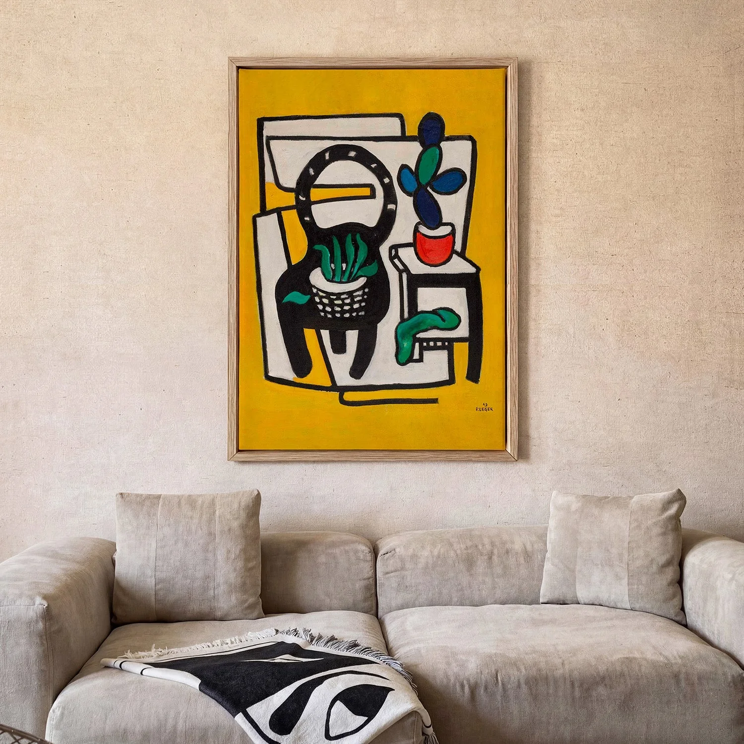 La Chaise noire by Fernand Léger - Image 2