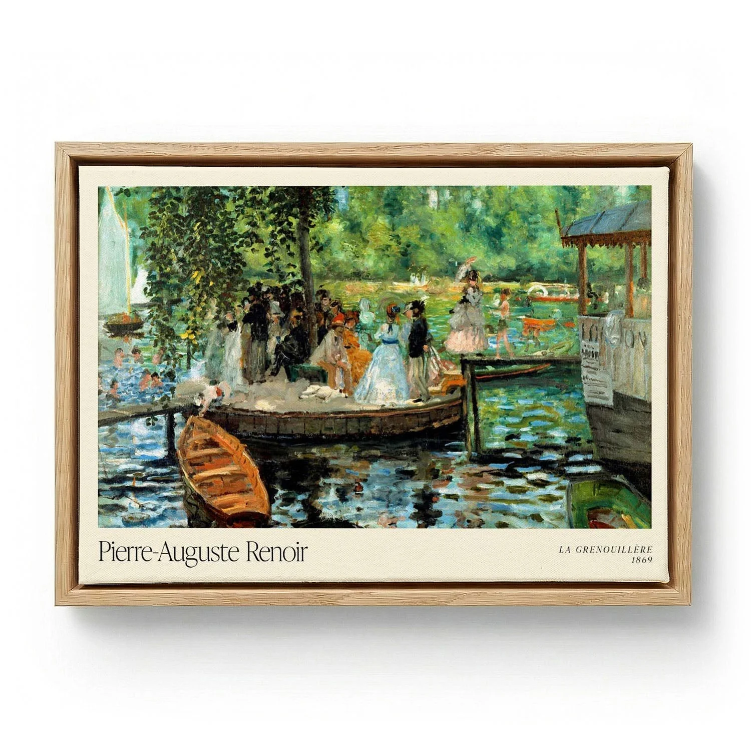 La Grenouillère Art Exhibition by Pierre A. Renoir