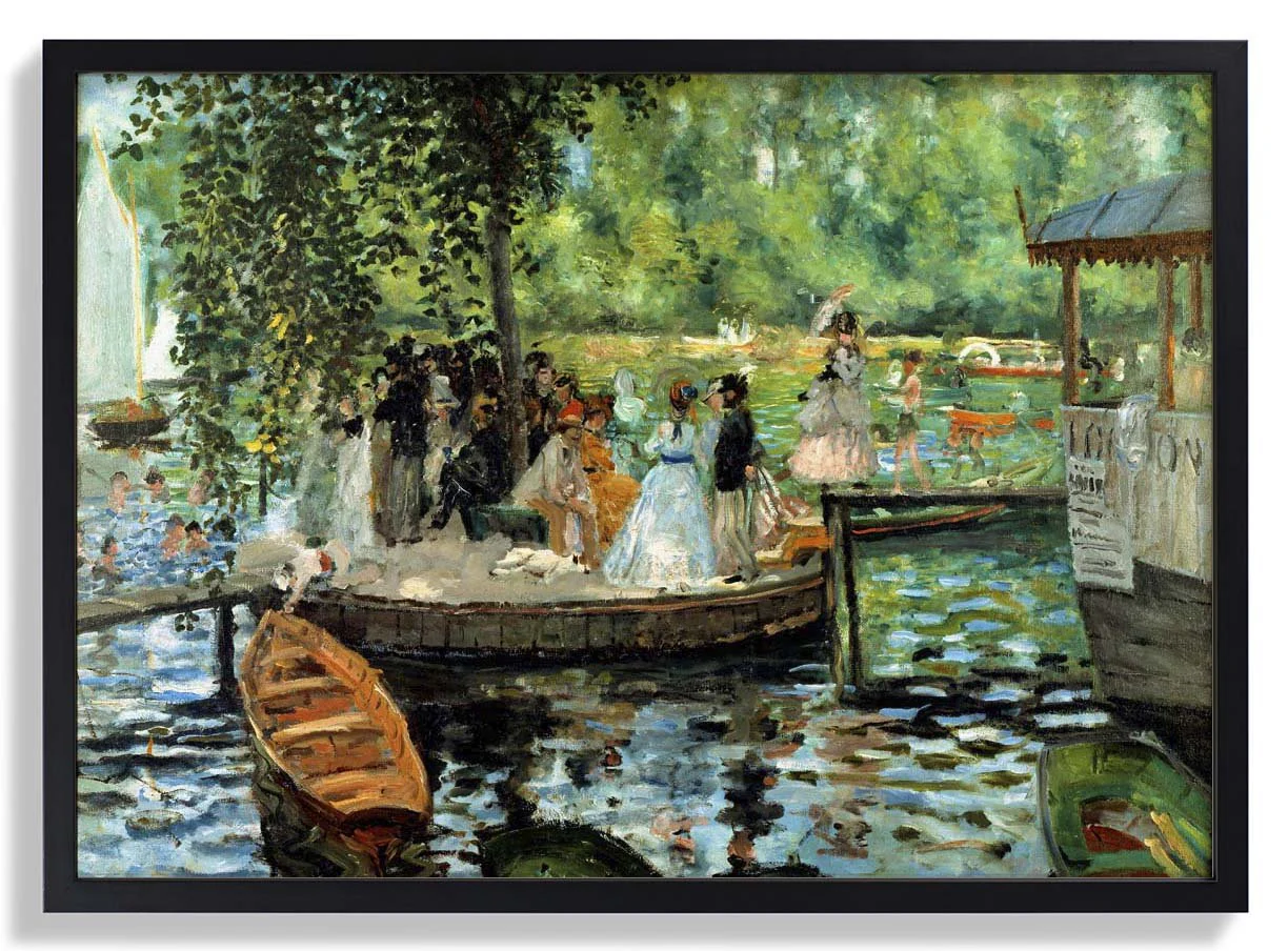 La Grenouillère Painting by Pierre A. Renoir - Image 6