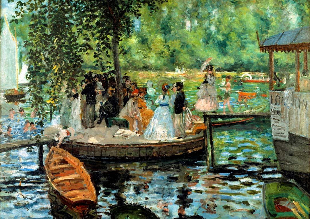 La Grenouillère Painting by Pierre A. Renoir - Image 8