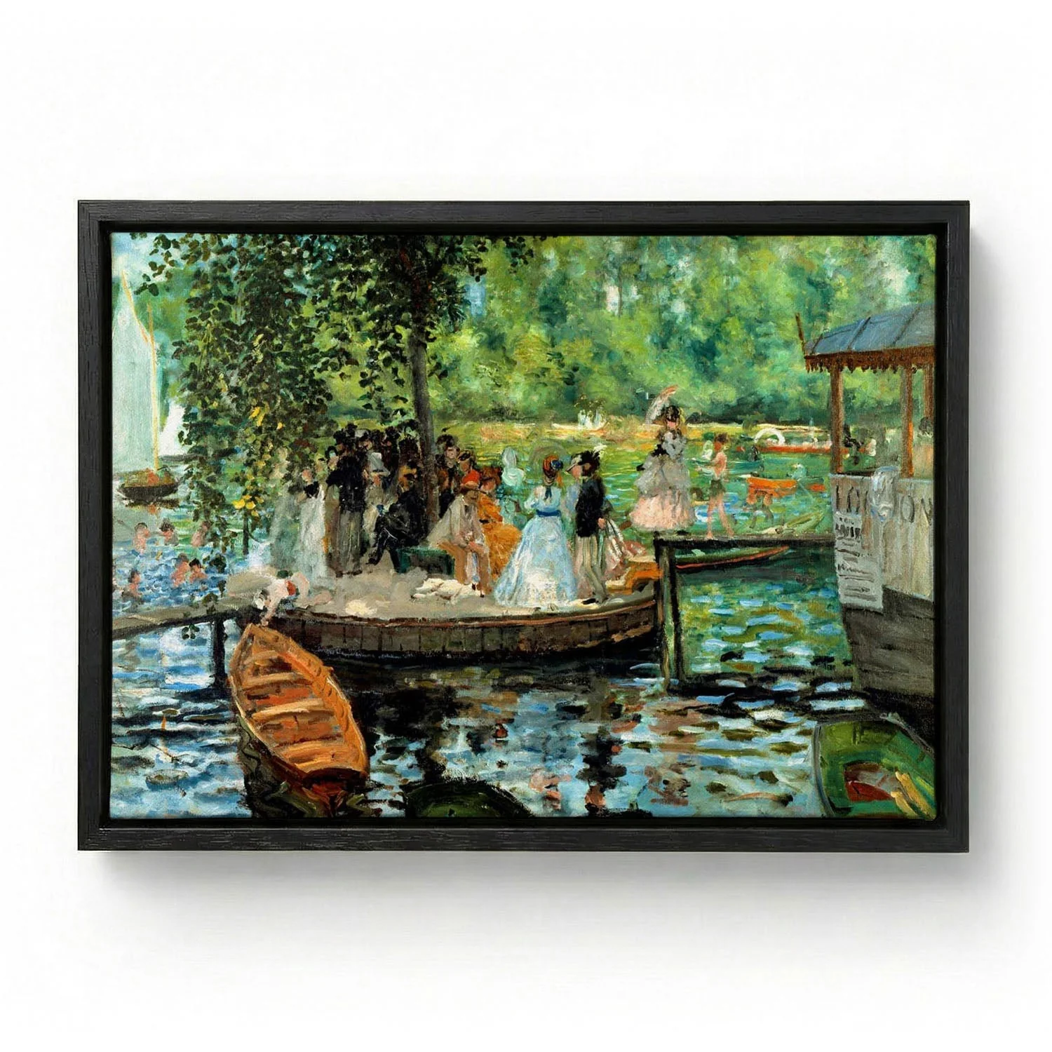La Grenouillère Painting by Pierre A. Renoir - Image 5