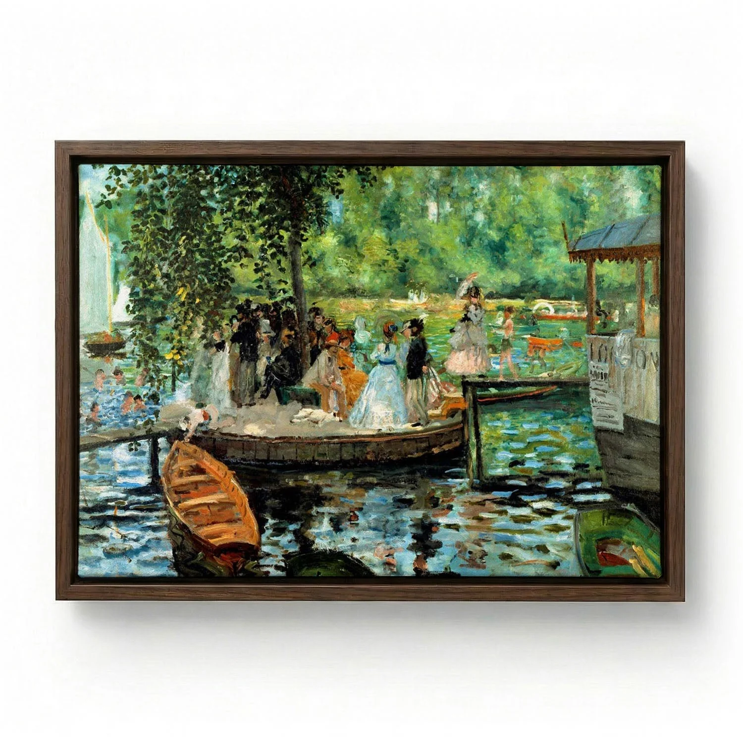 La Grenouillère Painting by Pierre A. Renoir - Image 6