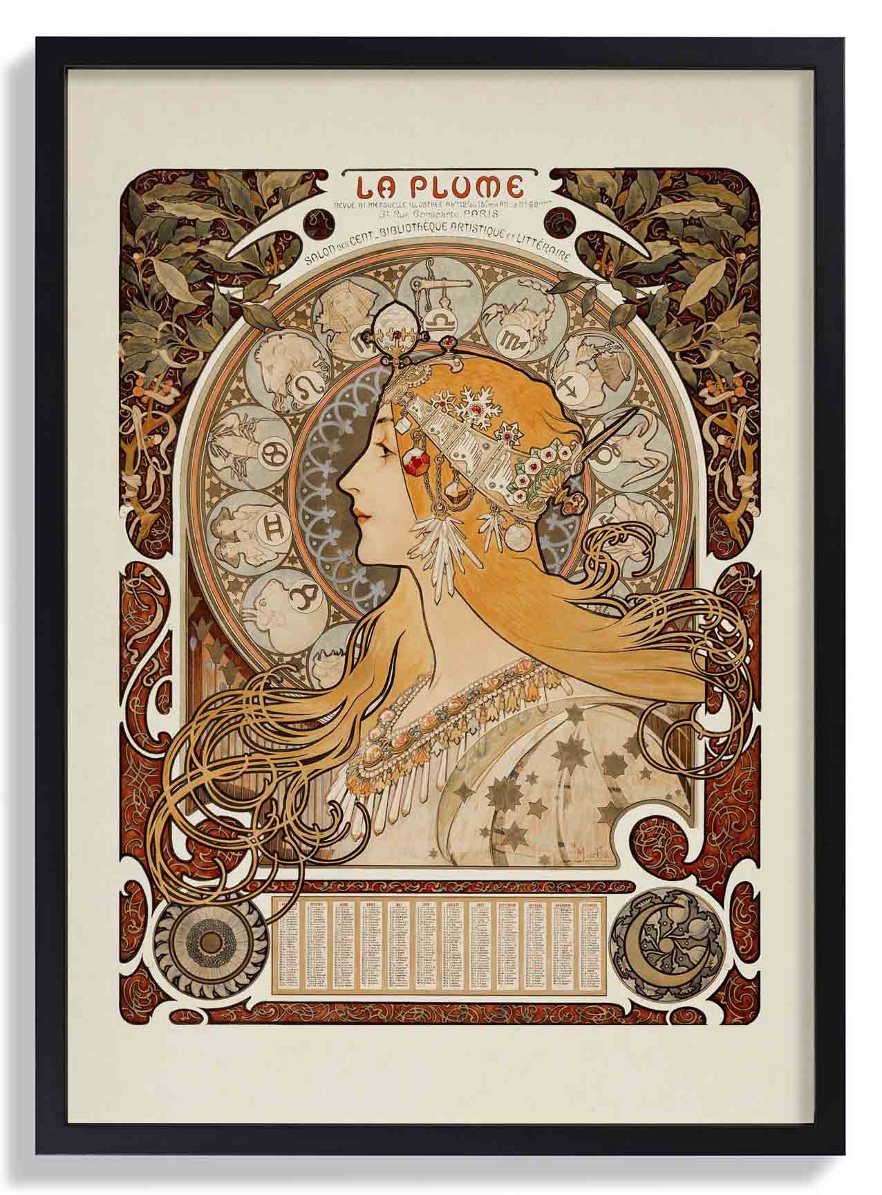 La Plume by Alphonse Mucha - Image 6