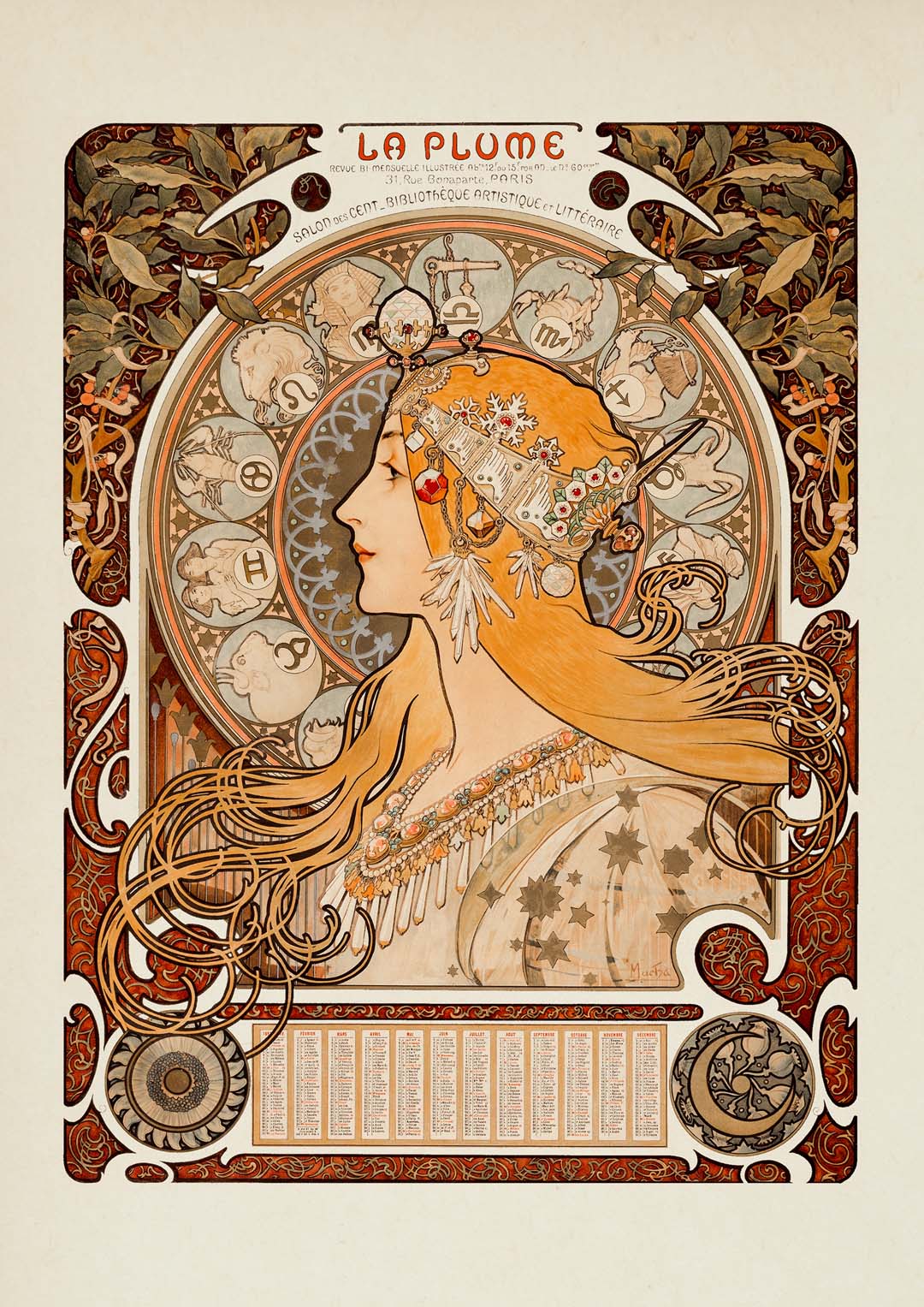 La Plume by Alphonse Mucha - Image 8