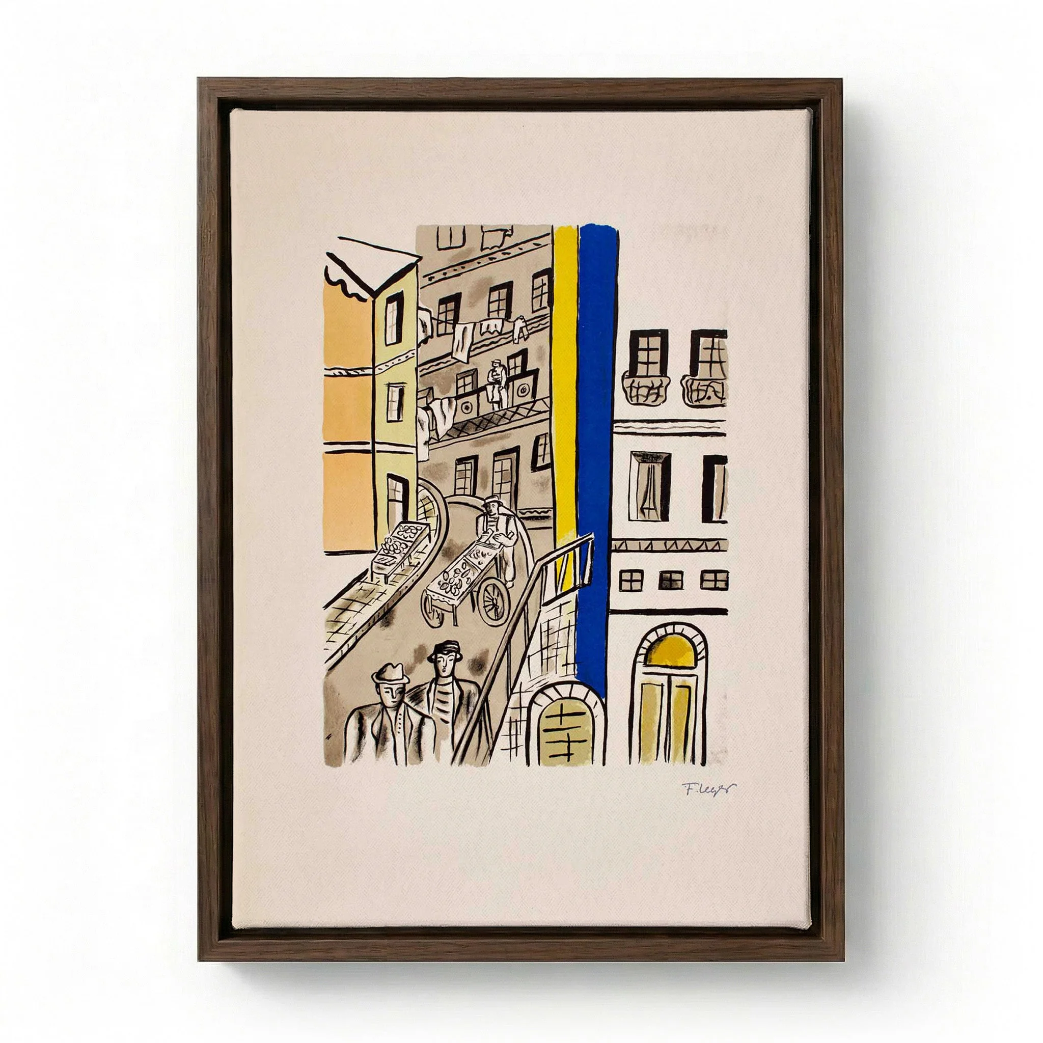 La rue (Street) by Fernand Léger - Image 6