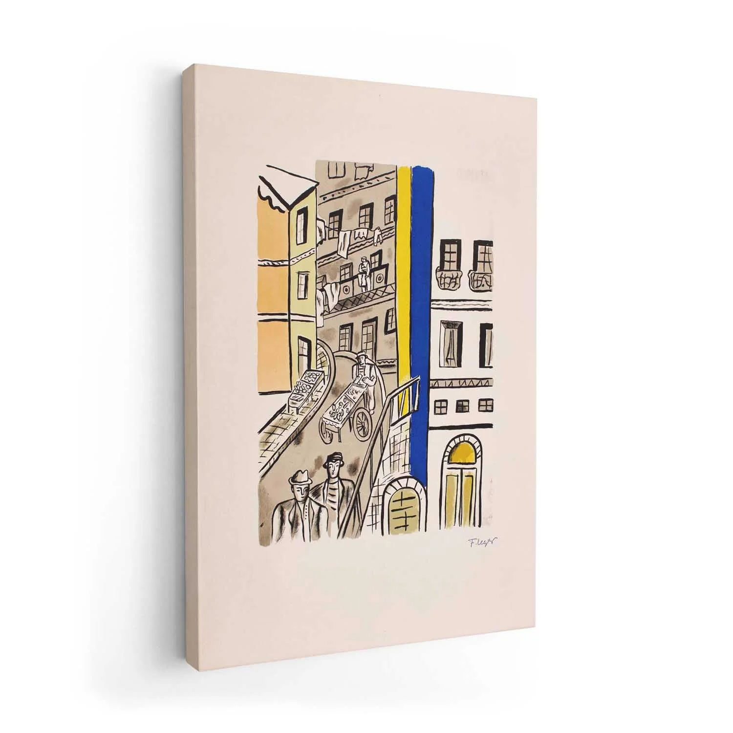 La rue (Street) by Fernand Léger - Image 7