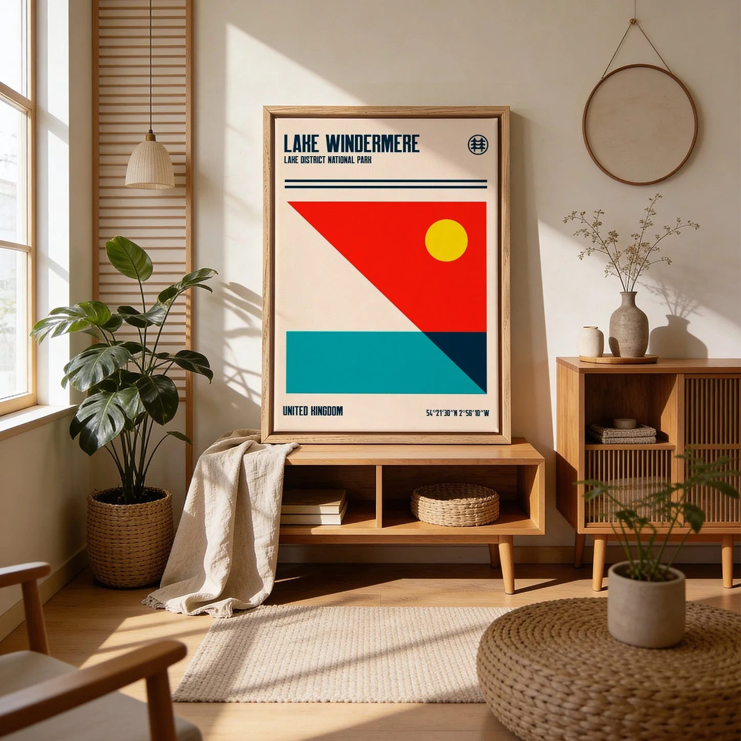 Lake Windermere Lake District National Park Travel Poster by Retrodrome - Image 4