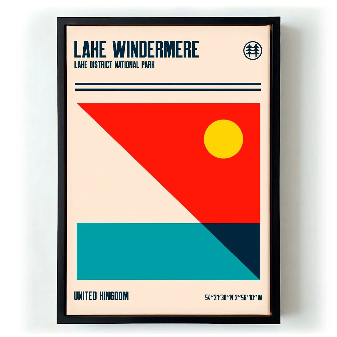 Lake Windermere Lake District National Park Travel Poster by Retrodrome - Image 5