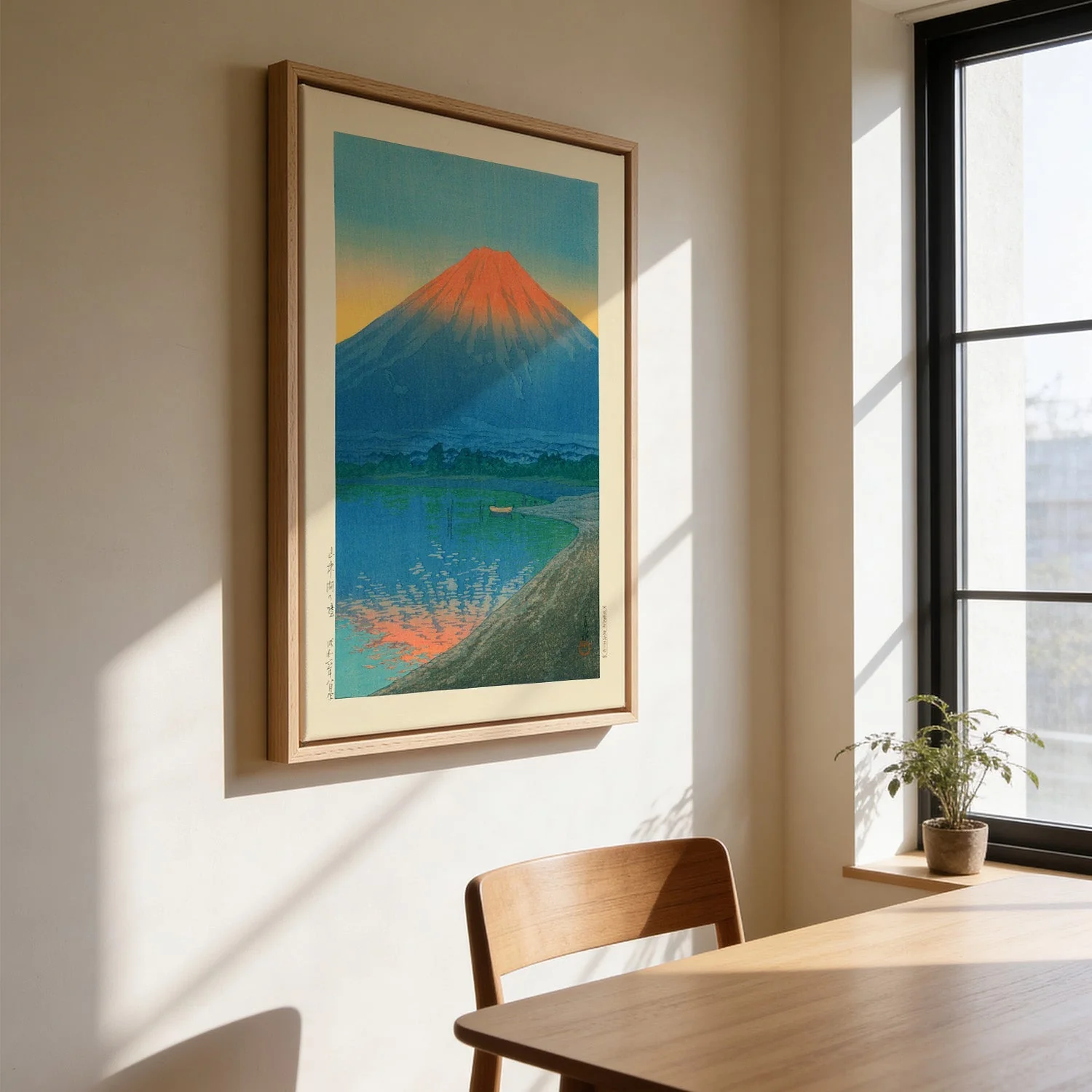 Lake Yamanaka and Mt. Fuji by Hasui - Image 3