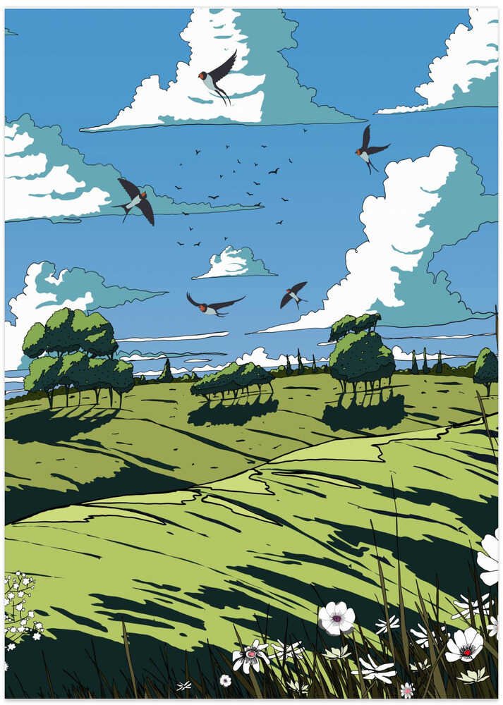 Landscape In The Summer by Nicholas - Image 8