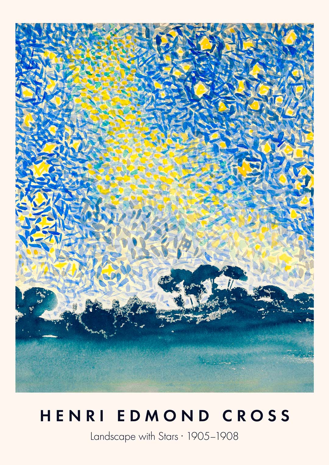 Landscape with Stars by Henri Edmond Cross - Image 8