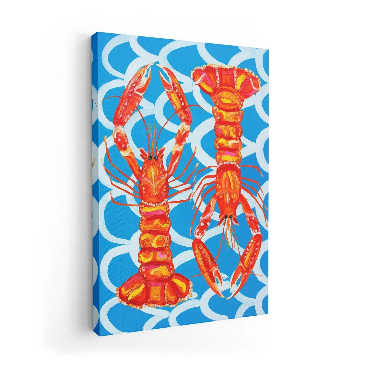 Langoustines On Blue by Alice Straker - Image 7
