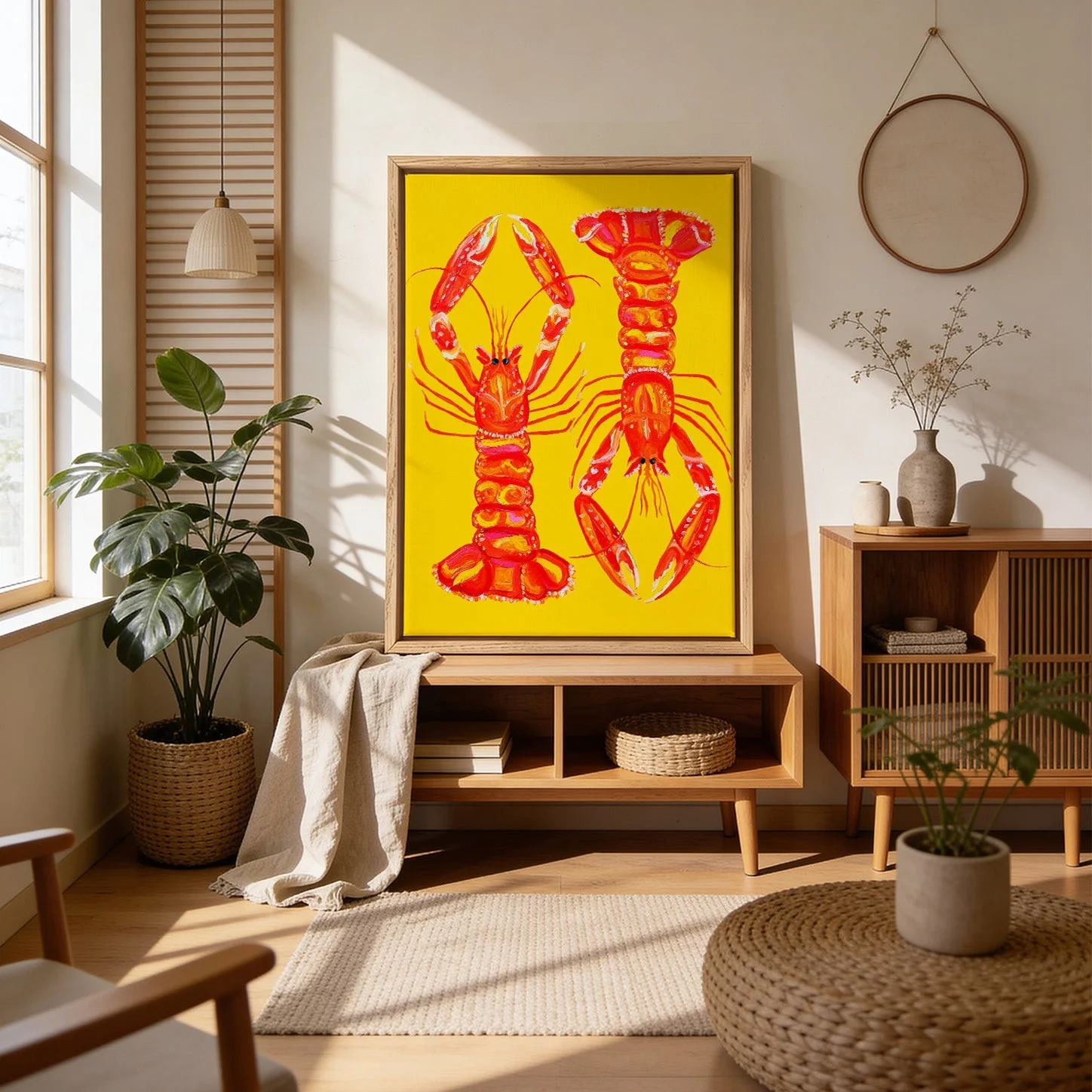 Langoustines On Yellow by Alice Straker - Image 4