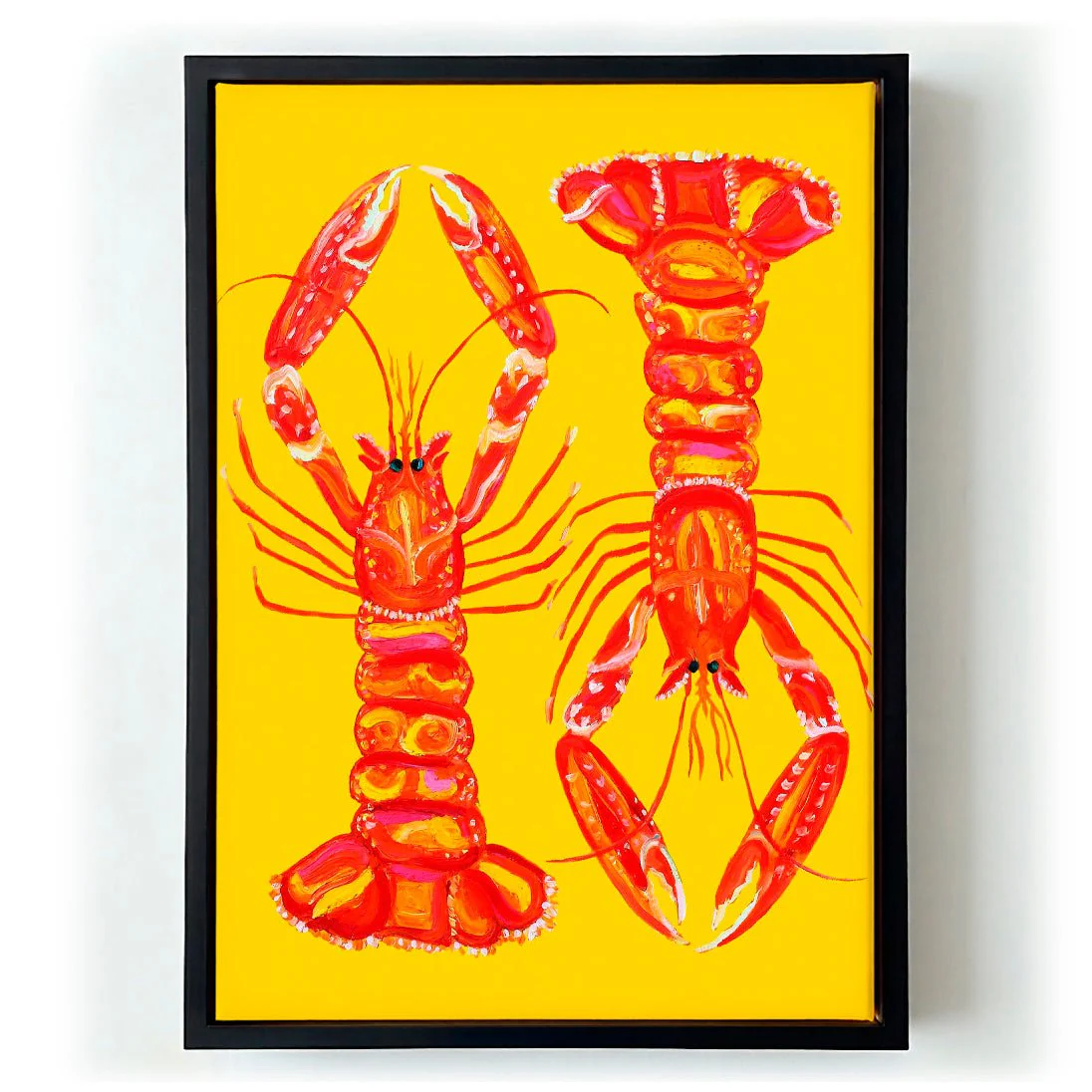 Langoustines On Yellow by Alice Straker - Image 5