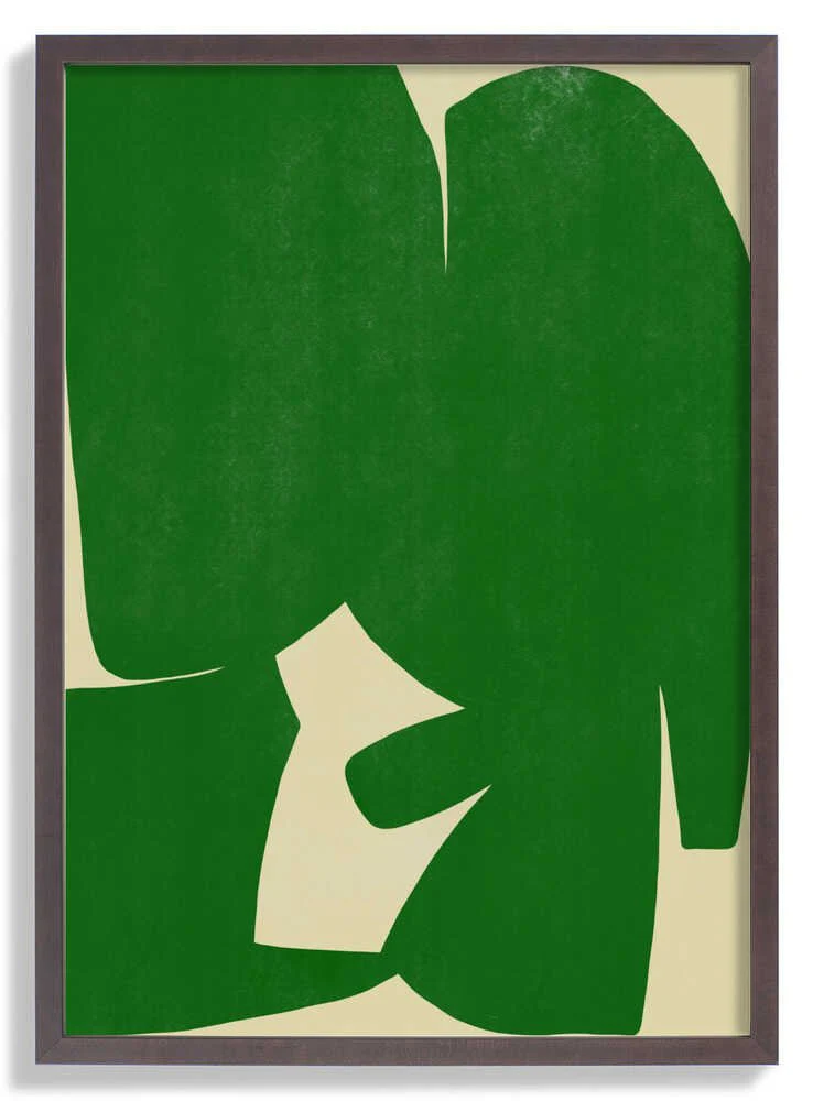 Large Abstract Cut Out In Green by Little Dean - Image 7
