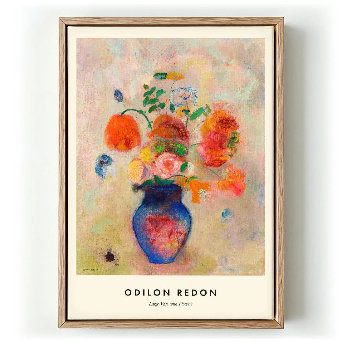 Large Vase with Flowers by Odilon Redon