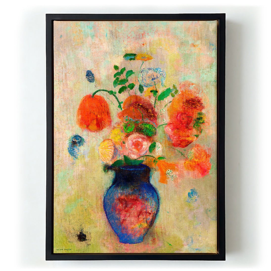 Large Vase with Flowers Painting by Odilon Redon - Image 6